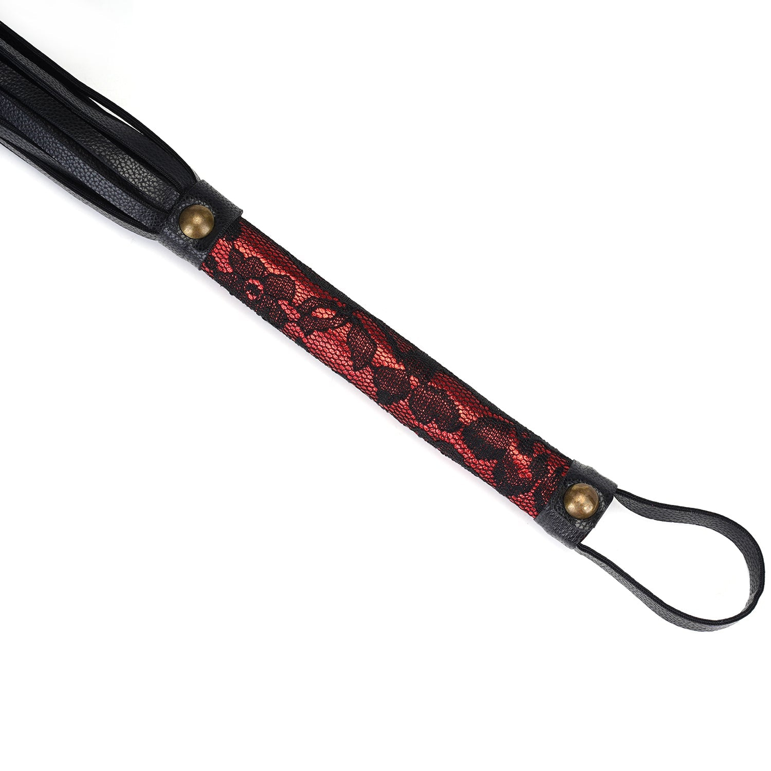 DOVELAND - Liebe Seele pejcz Victorian Garden Lace and PU Flogger Whip