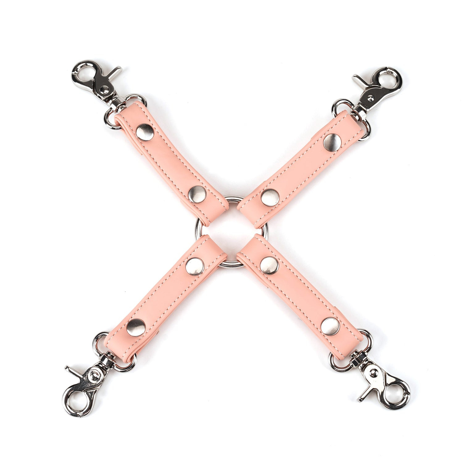 Liebe Seele Bondage postroj Ružový Organosilikónový Hogtie
