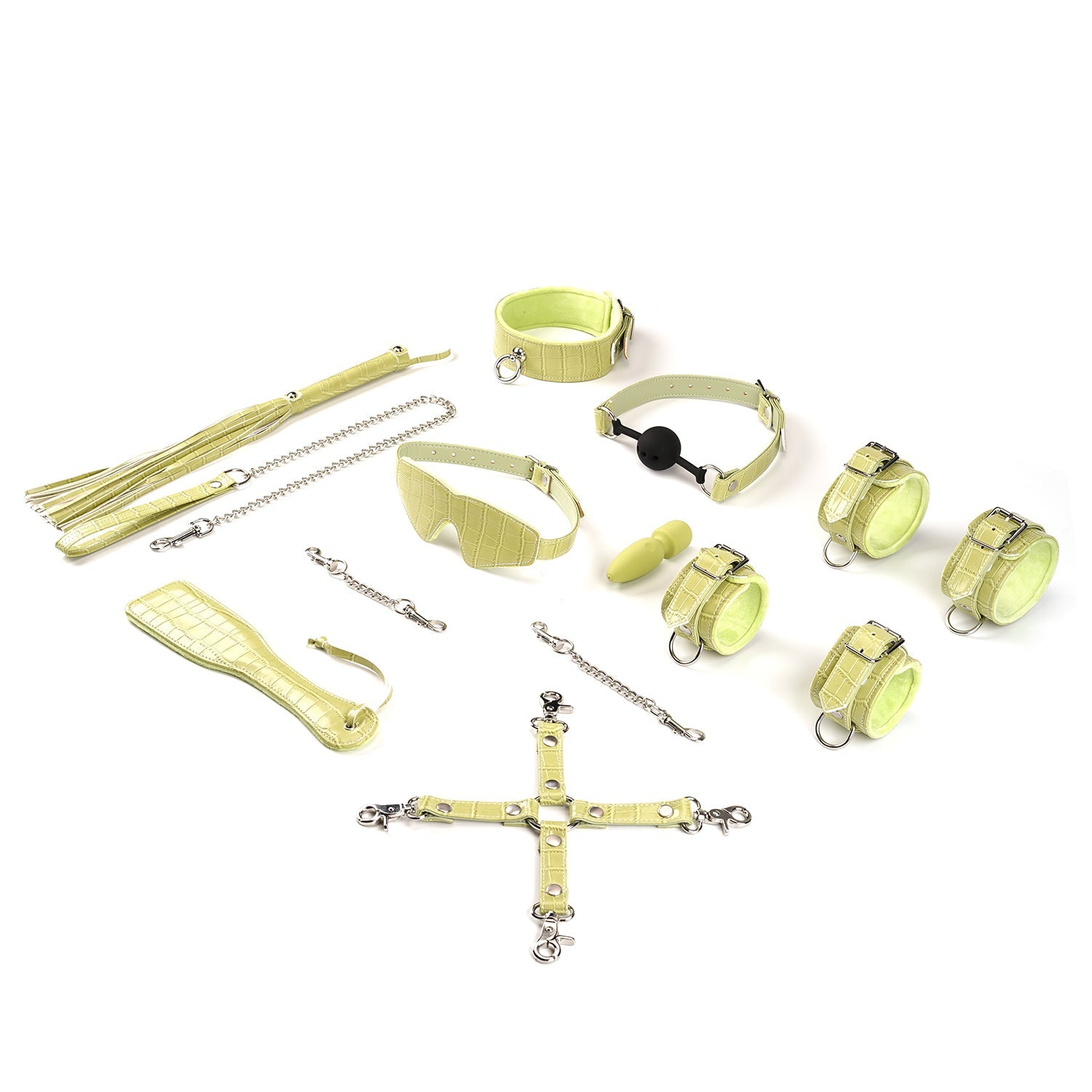 Liebe Seele sada Bondage Macaron 9ks Bondage Kit-Melon