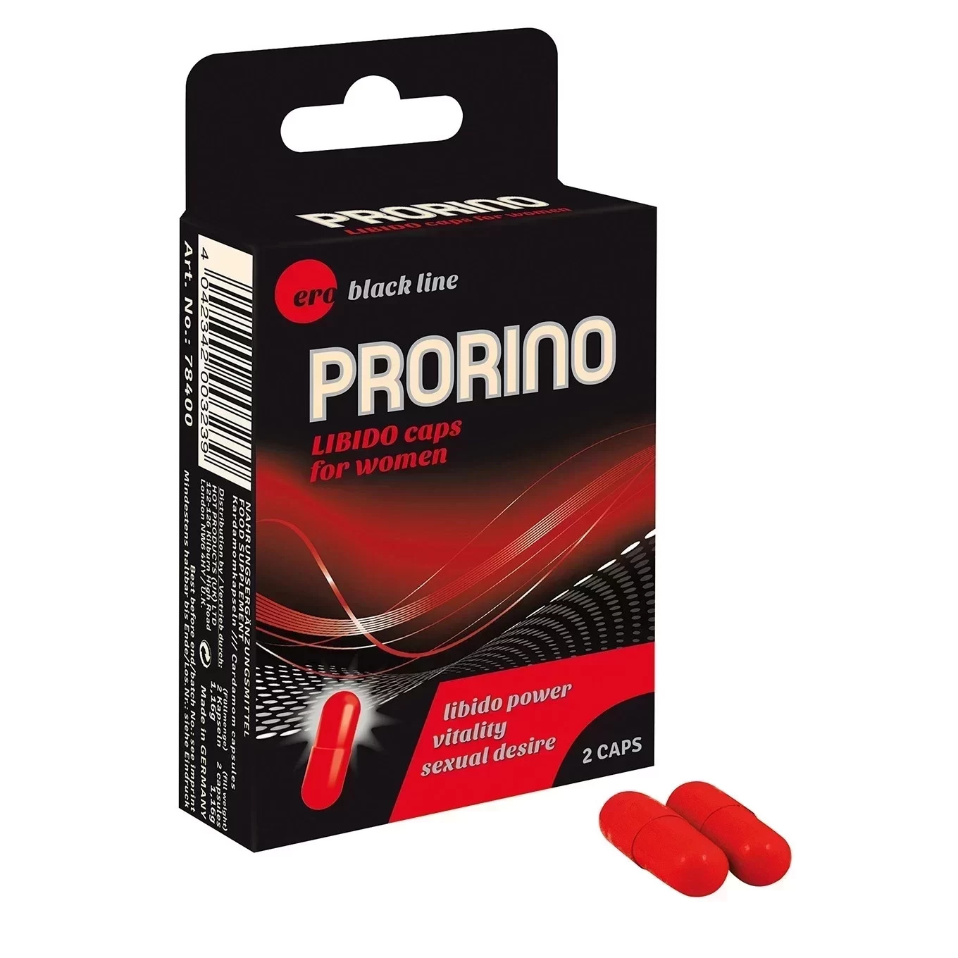 Doplnok stravy Libido Caps pre ženy 2 ks Prorino