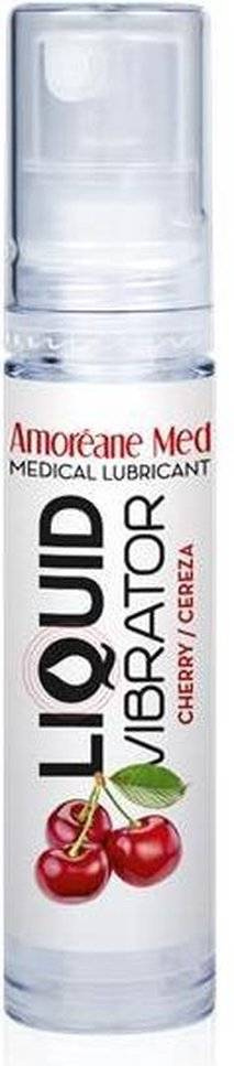 Tekutý vibrátor Liquid Vibrator Cherry 10 ml Amoreane