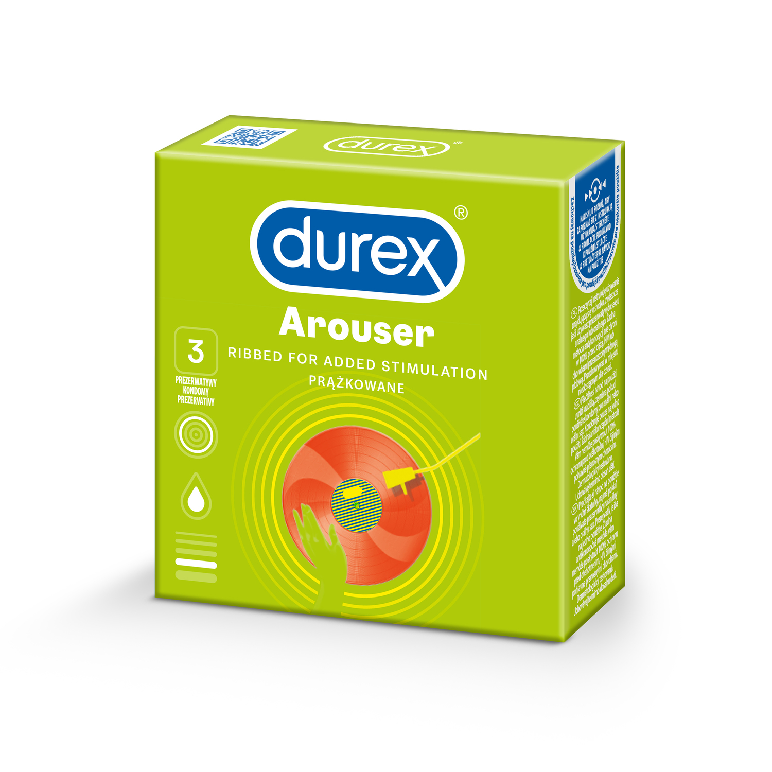 Kondómy Durex Arouser A3
